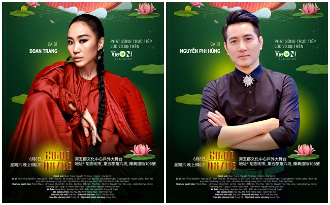 Đoan Trang hội ngộ Nguyễn Phi Hùng trong chương trình Tinh Hoa Hội Tụ